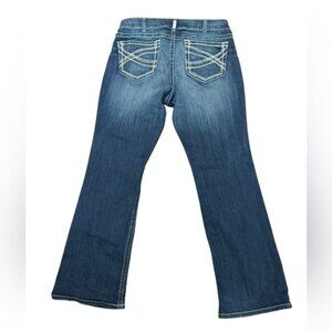 Ariat REAL Jeans Women's Size 34R Western Bootcut Blue Jeans